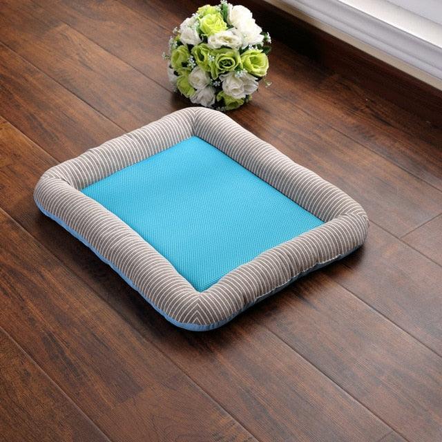 Trending Dog Cooling Mat - Pet Ice Pad Teddy Mattress - Summer Keep Cool Ice Silk Cooling Dog Mat (D74)(5W3)(6W3)