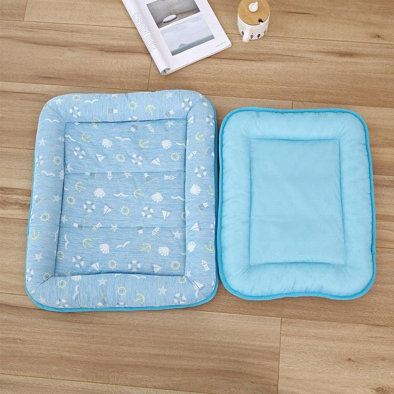 Great Dog Cooling Mat - Pet Ice Pad Teddy Mattress Pet Cool Mat Bed (6W3)(5W3)(F74)