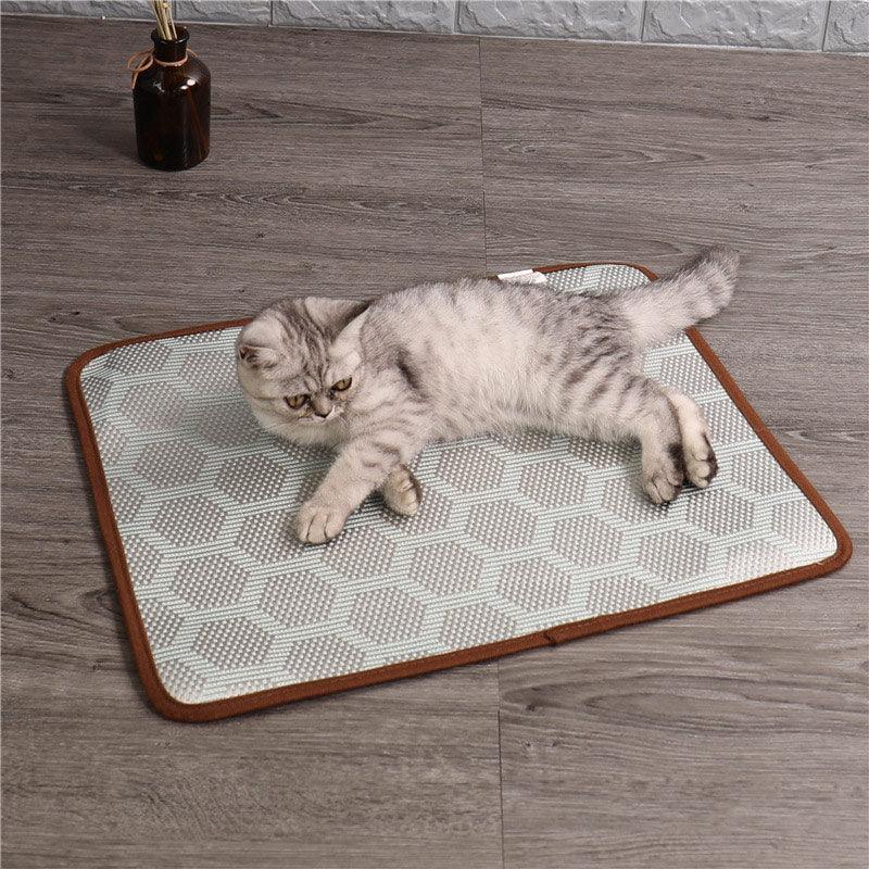 Dog Cooling Mat - Pet Ice Pad - Teddy Mattress Pet Cool Mat - Summer Keep Cool Pet Cooling Mat (5W3)(6W3)(F74)