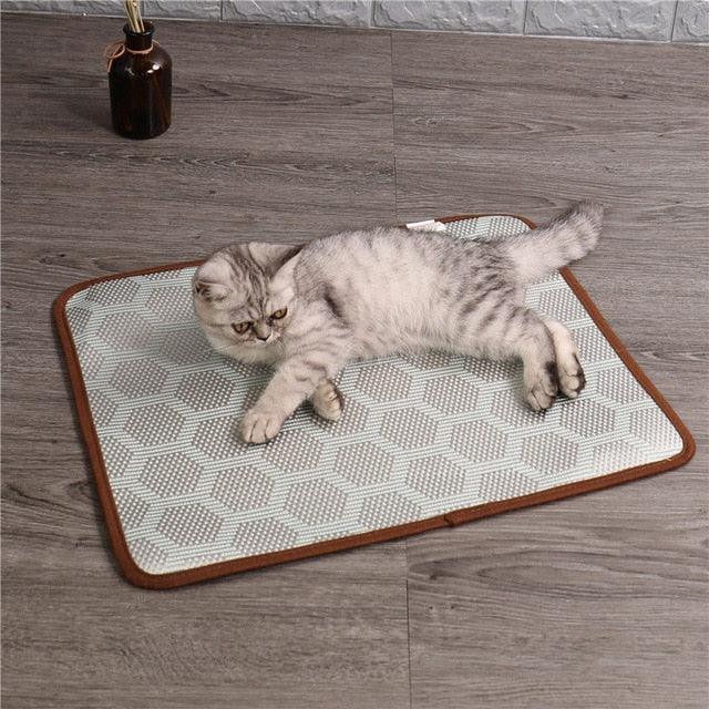 Dog Cooling Mat - Pet Ice Pad - Teddy Mattress Pet Cool Mat - Summer Keep Cool Pet Cooling Mat (5W3)(6W3)(F74)