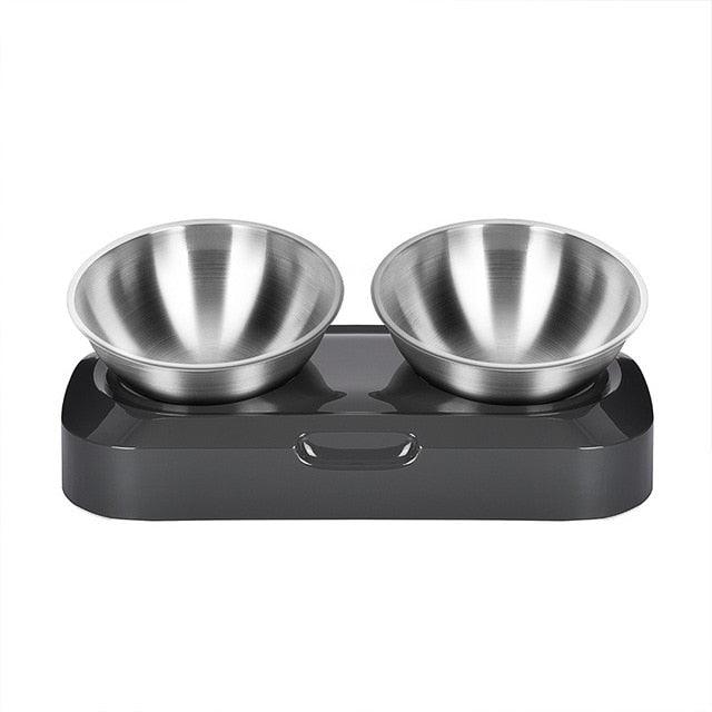 Pet Feeder Drinking Bowls - Dogs Cats Pet Food Bowl (2W4)(F75)