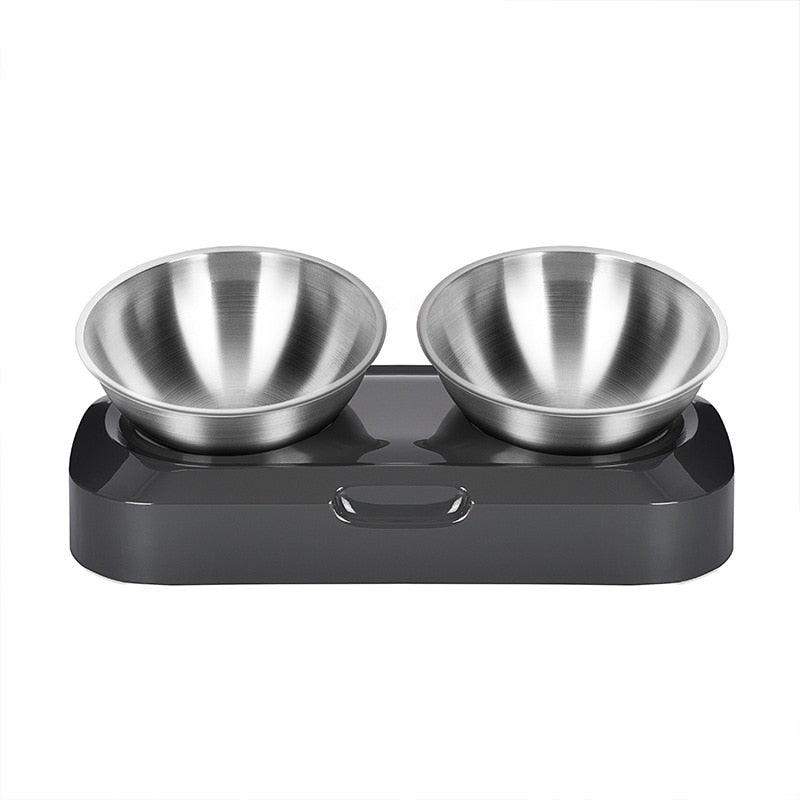 Pet Feeder Drinking Bowls - Dogs Cats Pet Food Bowl (2W4)(F75)