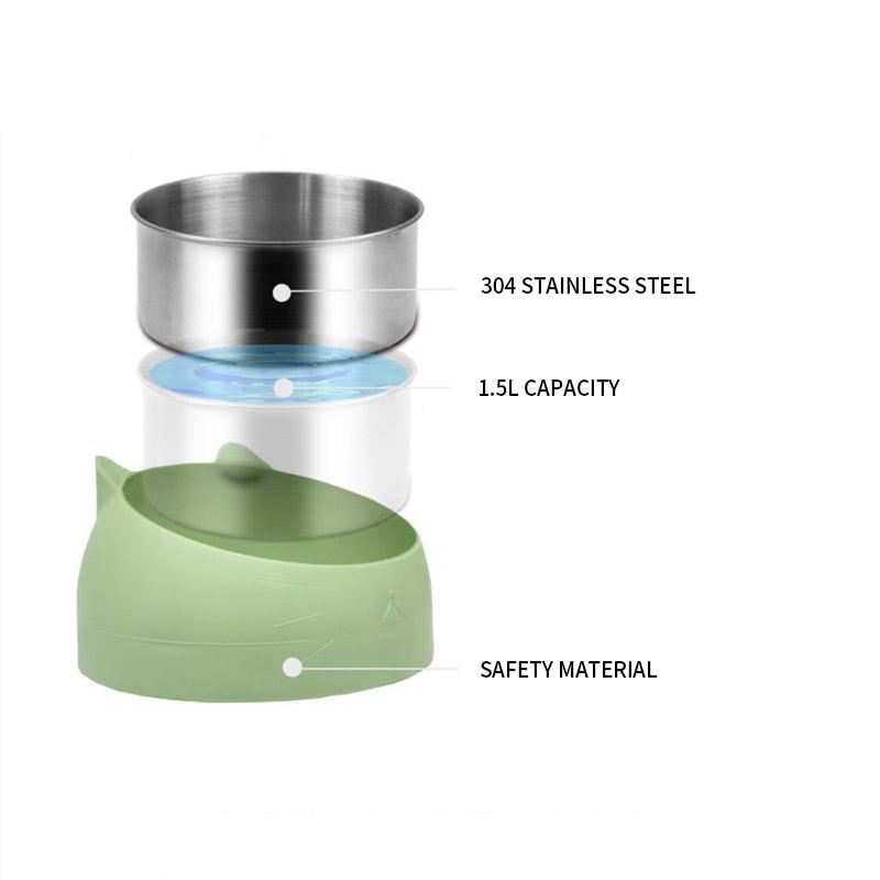 Cool Feeder Drinking Bowls For Dogs Cats Pet Food Bowl (2W4)