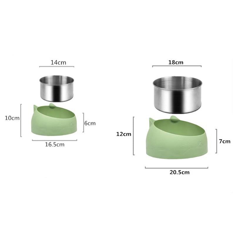 Cool Feeder Drinking Bowls For Dogs Cats Pet Food Bowl (2W4)