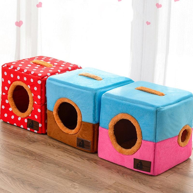 Cat Pet House - Bed For Dogs Cats Small Animals Products (D75)(9W3)(8W3)