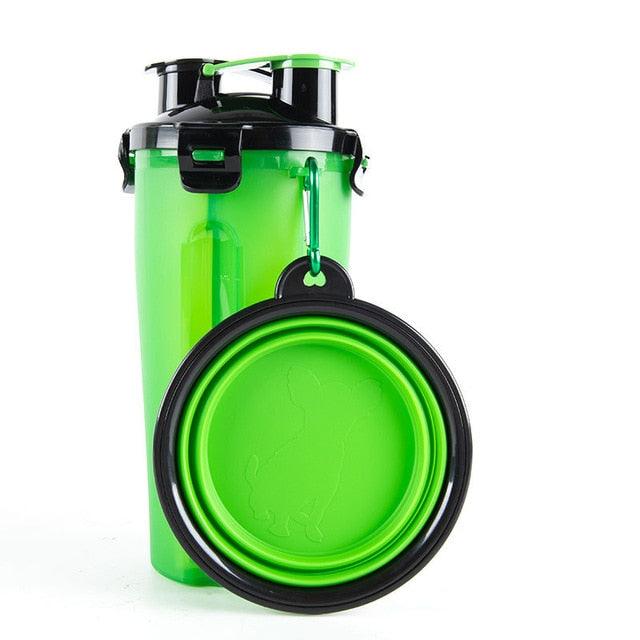 Portable Bottle Pet Dogs Cats Food Storage Bowl Plastic Dog Water Cup (2W4)(F75)