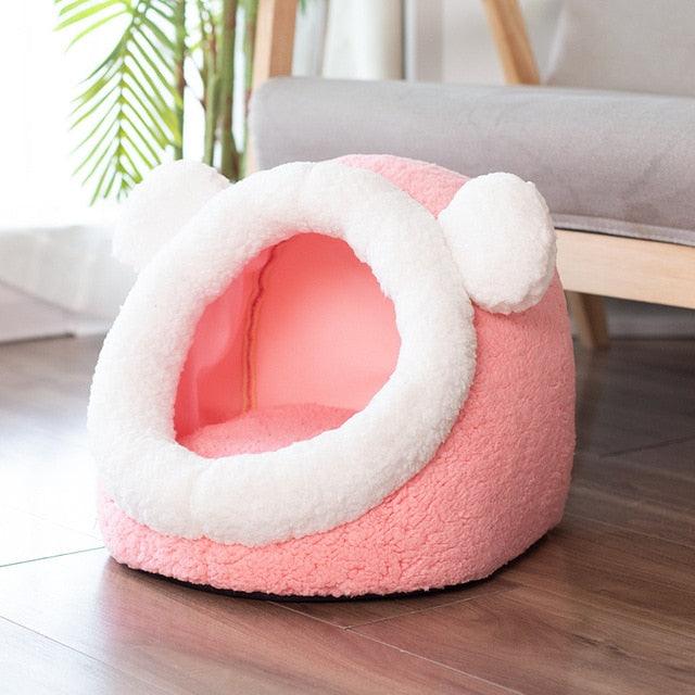 Gorgeous Soft Pet House Cat Bed - Cute Solid Soft Warm Bed (9W3)(F75)