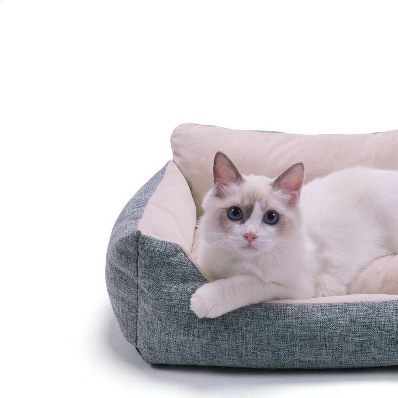 Trending Soft Pet House Dog Bed for Dogs Cats Small Animals Products (D75)(9W3)