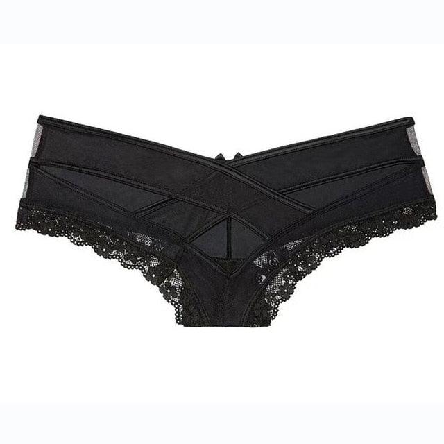 Sexy Women's Panties - Traceless Crotch Briefs Lingerie - High Quality Lace Hollow Out Intimates Lingerie (D28)(TSP4)(TSP3)