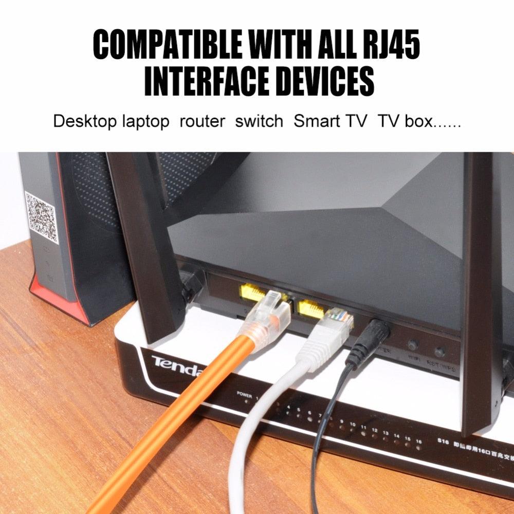 Rj45 8p8c 40Gbps Ethernet cable cat8 home router high-speed network jumper Internet connection cable (CA2)(F52)