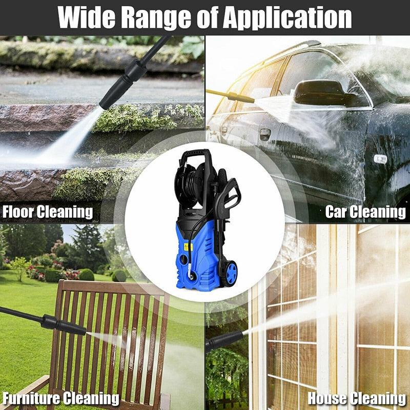 1800W 2030PSI Electric Pressure Washer Cleaner with Hose Reel (CT1)(1U60)