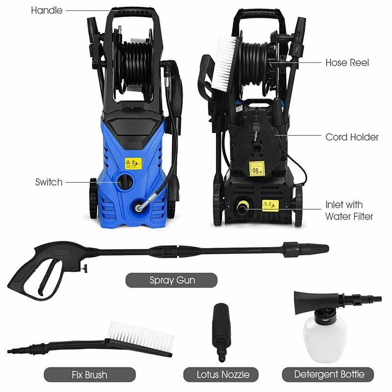 1800W 2030PSI Electric Pressure Washer Cleaner with Hose Reel (CT1)(1U60)