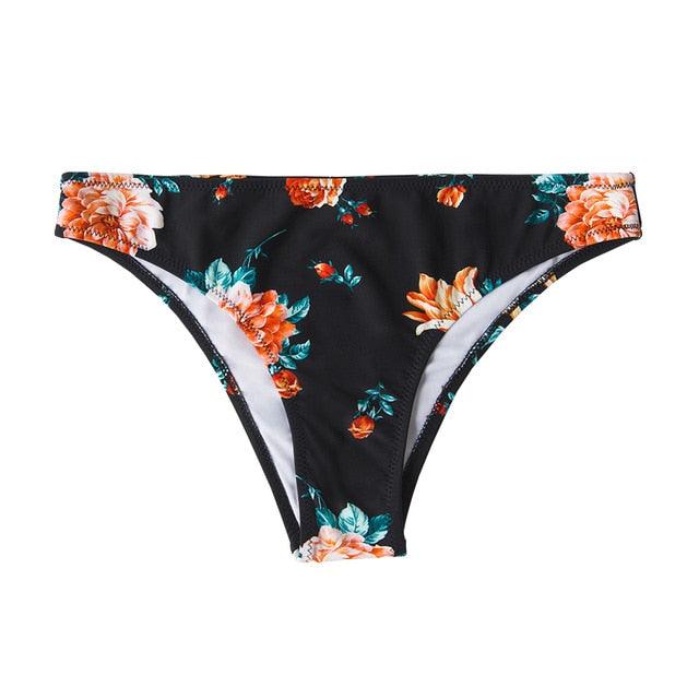 New Low Waist Bikini Bottom - Women's Sexy Single Panties Briefs (TSP4)(TB8D)(F28)