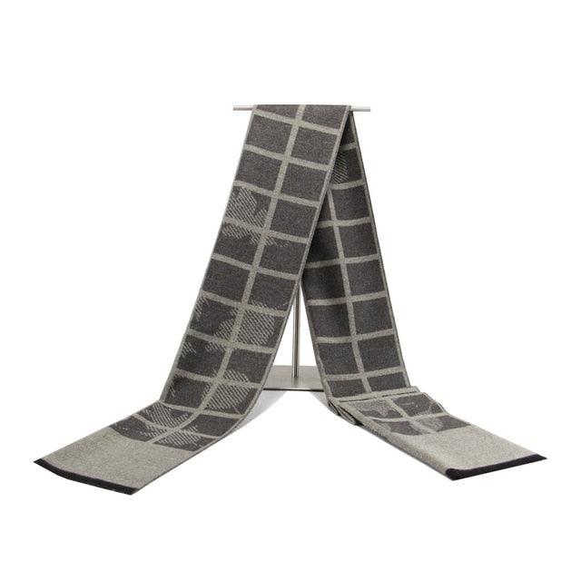 Captain America Stars Design Winter Scarf - Long Warm Cashmere Scarf - Men Scarves Gifts (D17)(MA7)