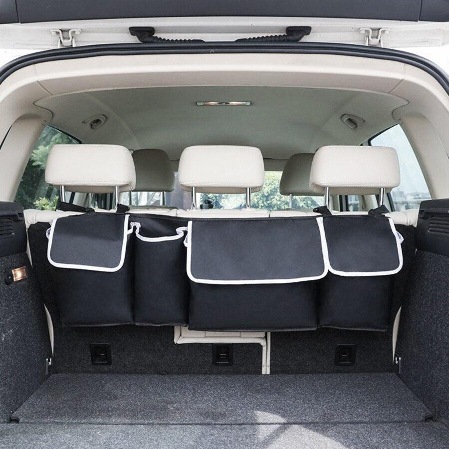 Car Trunk Organizer - Backseat Storage Bag - Big Size Auto Seat Back Oxford Organizers (D79)(3LT1)