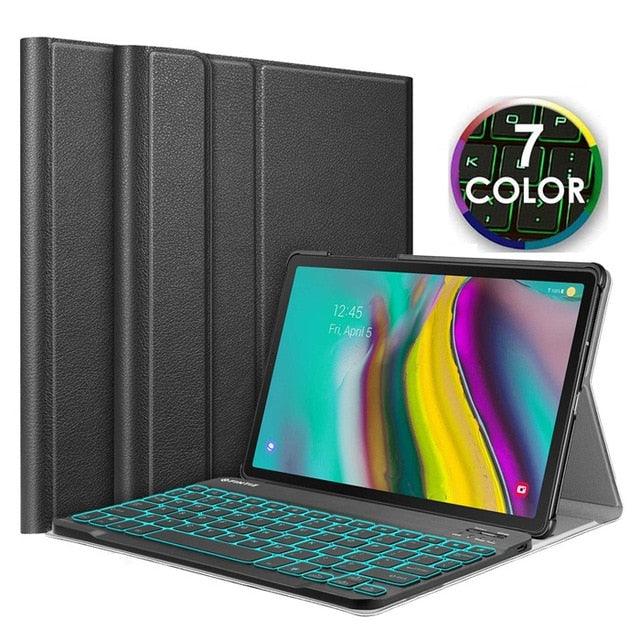 Case for Samsung Galaxy Tab S6 Lite 10.4 SM-P610 SM-P615 Keyboard Case Cover - Bluetooth Keyboard (TLC3)(TLC4)(F47)