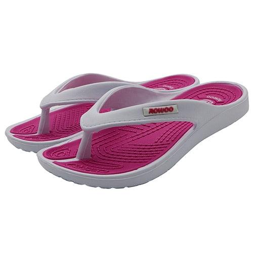 Casual Beach Women Trending Slipper Sandals - Summer Home Flat Flip-Flops (SS4)