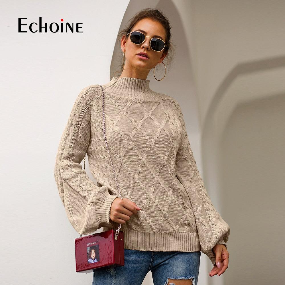 Gorgeous Casual Fashion Autumn Solid Women Sweater - Fashion Loose Full Sleeve Pullovers And Sweater (2U23)