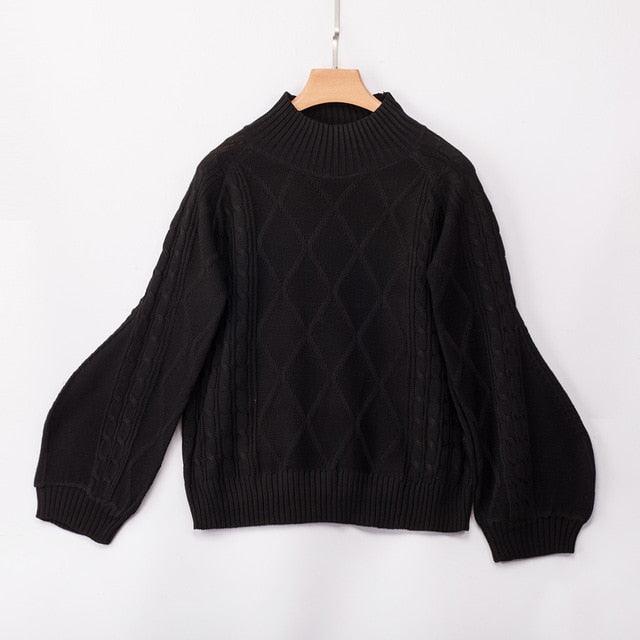 Gorgeous Casual Fashion Autumn Solid Women Sweater - Fashion Loose Full Sleeve Pullovers And Sweater (2U23)