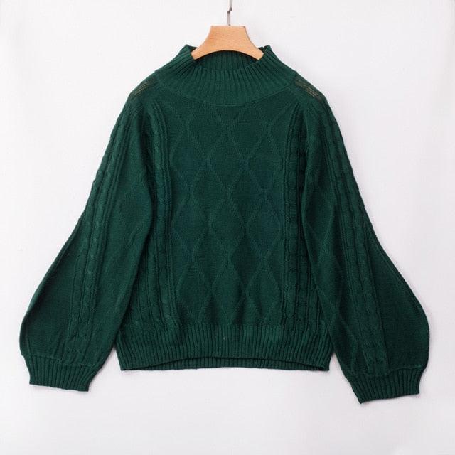 Gorgeous Casual Fashion Autumn Solid Women Sweater - Fashion Loose Full Sleeve Pullovers And Sweater (2U23)
