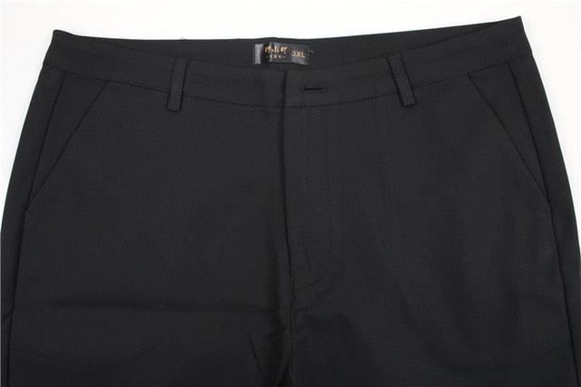 Casual High Waist Cotton Pants - Women's Fashion Elegant Slim Waist oversized Trousers - Plus Size Pencil Pant (BP)