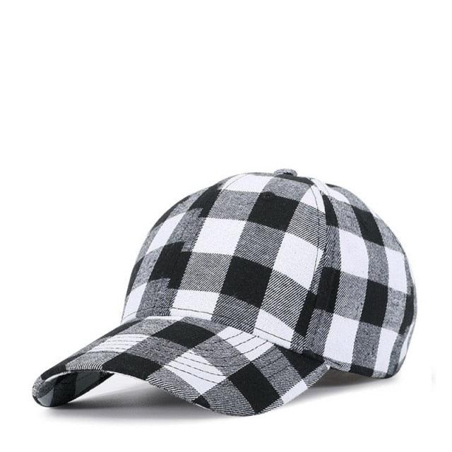 Great Plaid Men's Baseball Cap - Unisex Snapback Cap - Cotton Casual Cap (2U102)