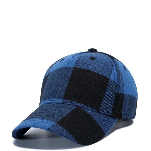 Great Plaid Men's Baseball Cap - Unisex Snapback Cap - Cotton Casual Cap (2U102)