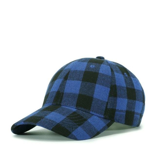 Great Plaid Men's Baseball Cap - Unisex Snapback Cap - Cotton Casual Cap (2U102)