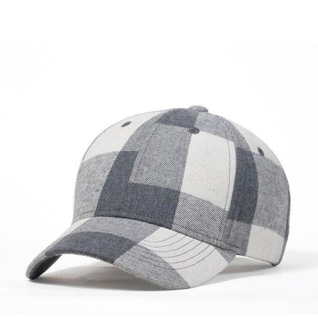 Great Plaid Men's Baseball Cap - Unisex Snapback Cap - Cotton Casual Cap (2U102)