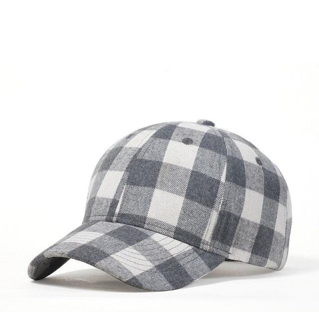 Great Plaid Men's Baseball Cap - Unisex Snapback Cap - Cotton Casual Cap (2U102)