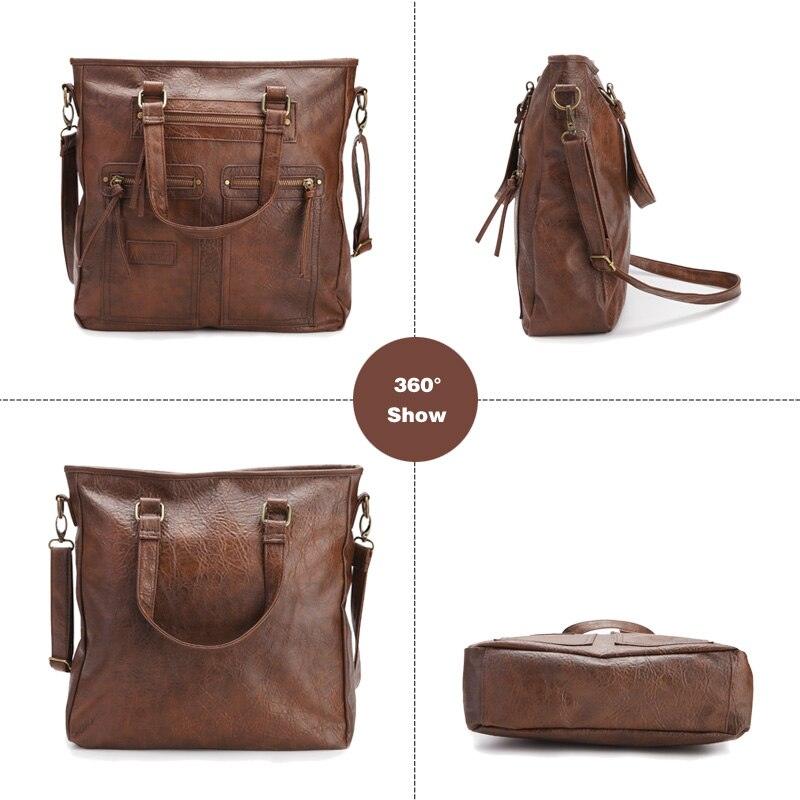 Casual Tote Bag - Women Vintage Briefcase Style - Crossbody Package (WH4)(WH2)(F43)