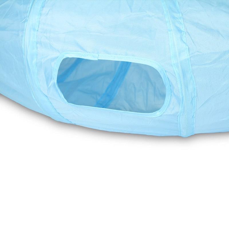 Cat Tunnel - Pet Tube Collapsible Play Toy Indoor Outdoor Kitty Puppy Toys - Exercising Hiding Training (8W3)(F75)