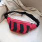 Chest Bag - Canvas Fanny Pack - Boy Street Reflective Crossbody Pack Casual Travel Bags (LT8)