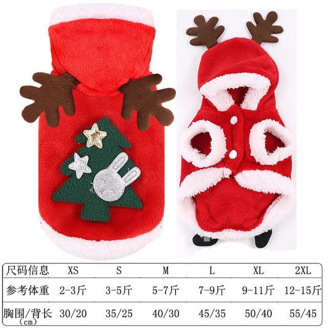Trending Christmas Dog Clothes - Puppy Santa Costume - Chihuahua Yorkshire Pet Cat Clothing (W2)(W7)(W4)(F69)