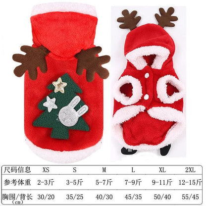 Trending Christmas Dog Clothes - Puppy Santa Costume - Chihuahua Yorkshire Pet Cat Clothing (W2)(W7)(W4)(F69)