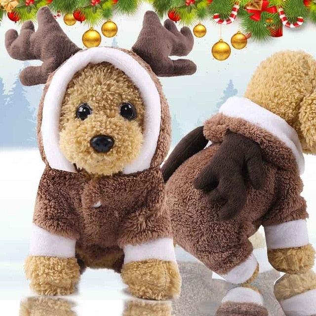 Trending Christmas Dog Clothes - Puppy Santa Costume - Chihuahua Yorkshire Pet Cat Clothing (W2)(W7)(W4)(F69)