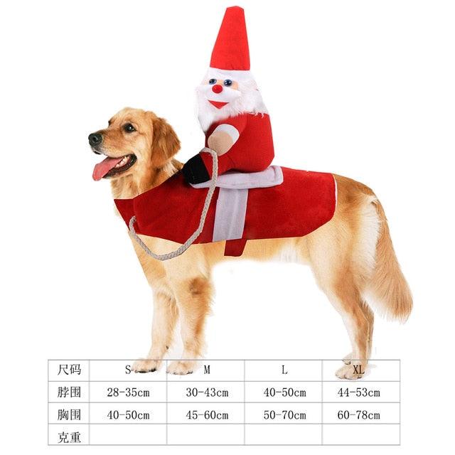 Trending Christmas Dog Clothes - Puppy Santa Costume - Chihuahua Yorkshire Pet Cat Clothing (W2)(W7)(W4)(F69)