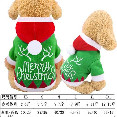 Trending Christmas Dog Clothes - Puppy Santa Costume - Chihuahua Yorkshire Pet Cat Clothing (W2)(W7)(W4)(F69)
