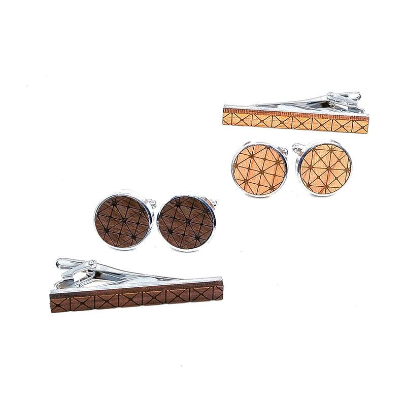 Classic Men Wood Tie Pin Clips - Style Tie Clips Bar Jewelry Exquisite Wedding Tie Bar (MA4)(F17)