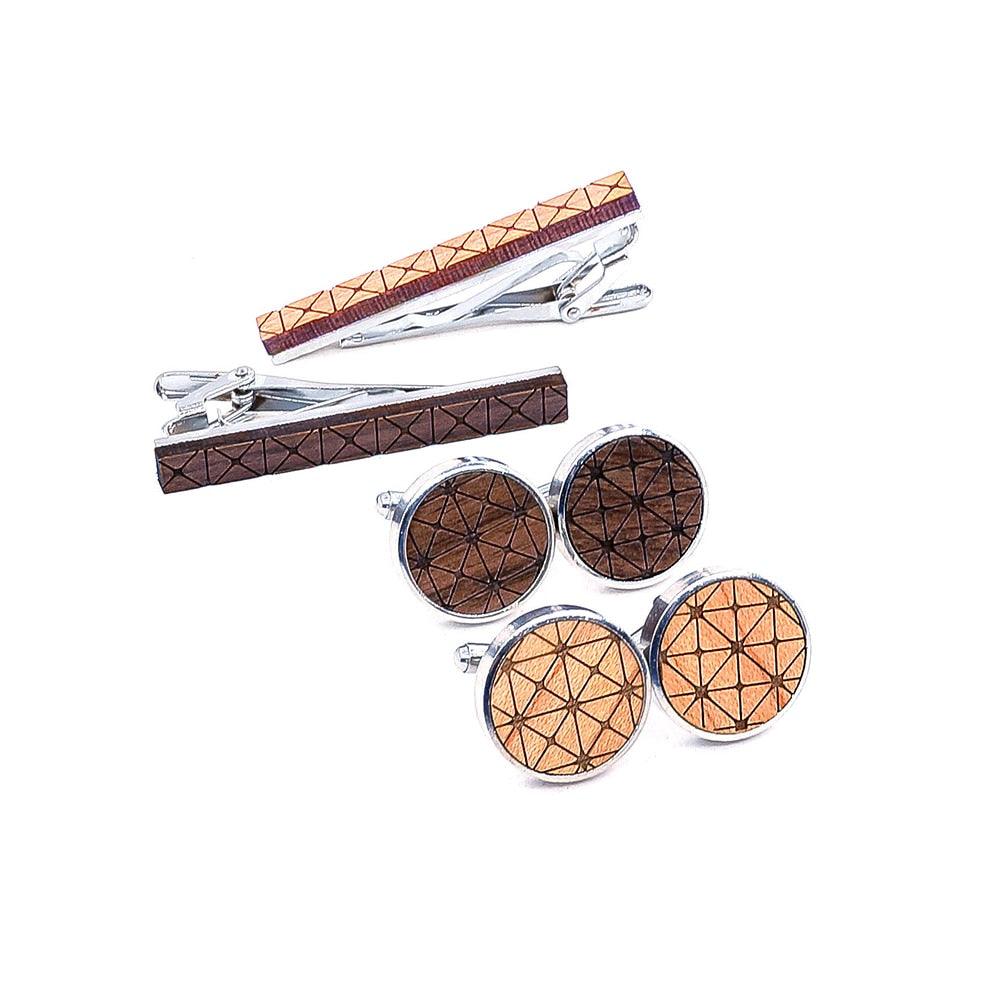 Classic Men Wood Tie Pin Clips - Style Tie Clips Bar Jewelry Exquisite Wedding Tie Bar (MA4)(F17)