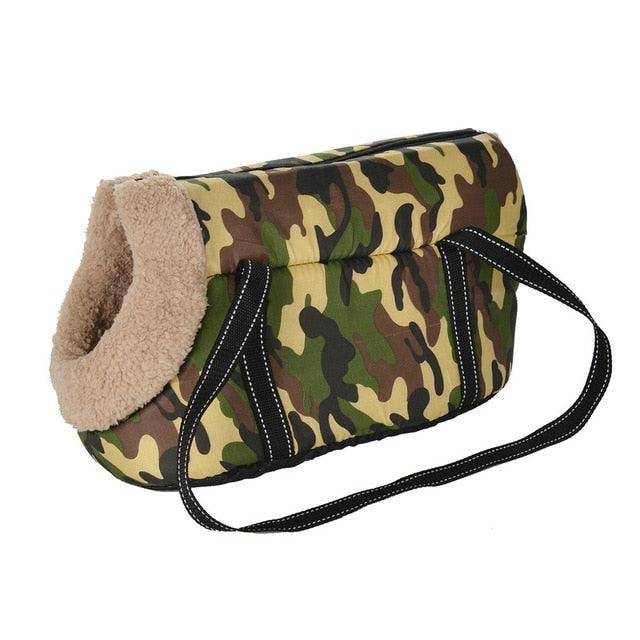 Classic Pet Carrier - Small Dogs Cozy Soft Puppy Cat Dog Bags -Outdoor Travel Pet Sling Bag (5LT1)