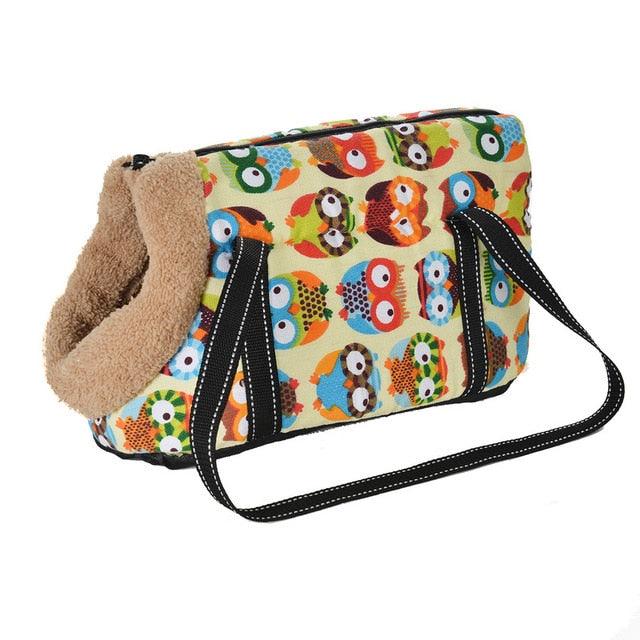 Classic Pet Carrier - Small Dogs Cozy Soft Puppy Cat Dog Bags -Outdoor Travel Pet Sling Bag (5LT1)