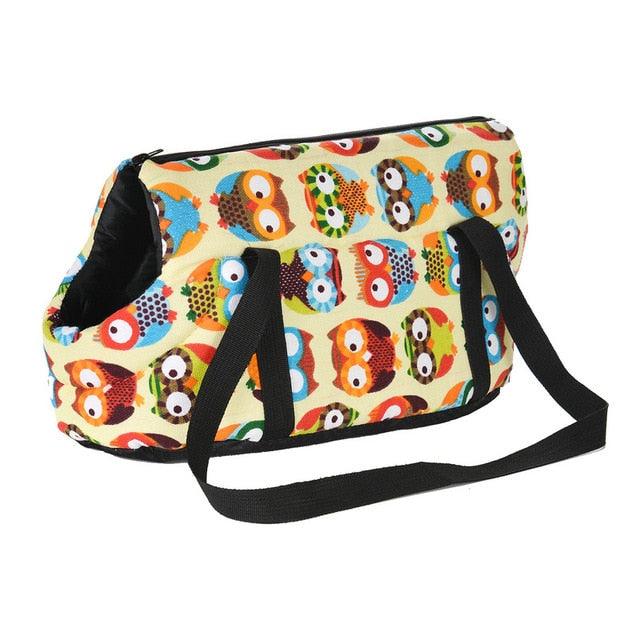 Classic Pet Carrier - Small Dogs Cozy Soft Puppy Cat Dog Bags -Outdoor Travel Pet Sling Bag (5LT1)