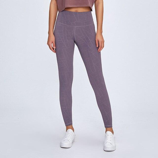 Gorgeous High Waist Tight Fitness Yoga Pant - Elastic Energy Gym Wear - Workout Sport Fitness Women Leggings (BAP)(TBL)(F24)