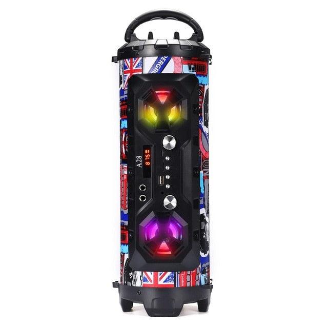 Colorful LED Light Portable bluetooth Speaker - Powerful Wireless Outdoor Speaker (HA3)(HA)(1U57)