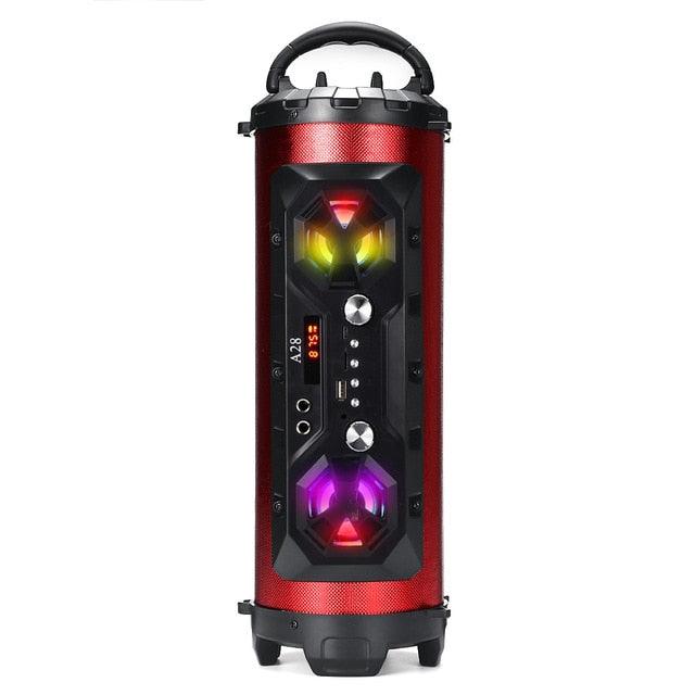 Colorful LED Light Portable bluetooth Speaker - Powerful Wireless Outdoor Speaker (HA3)(HA)(1U57)