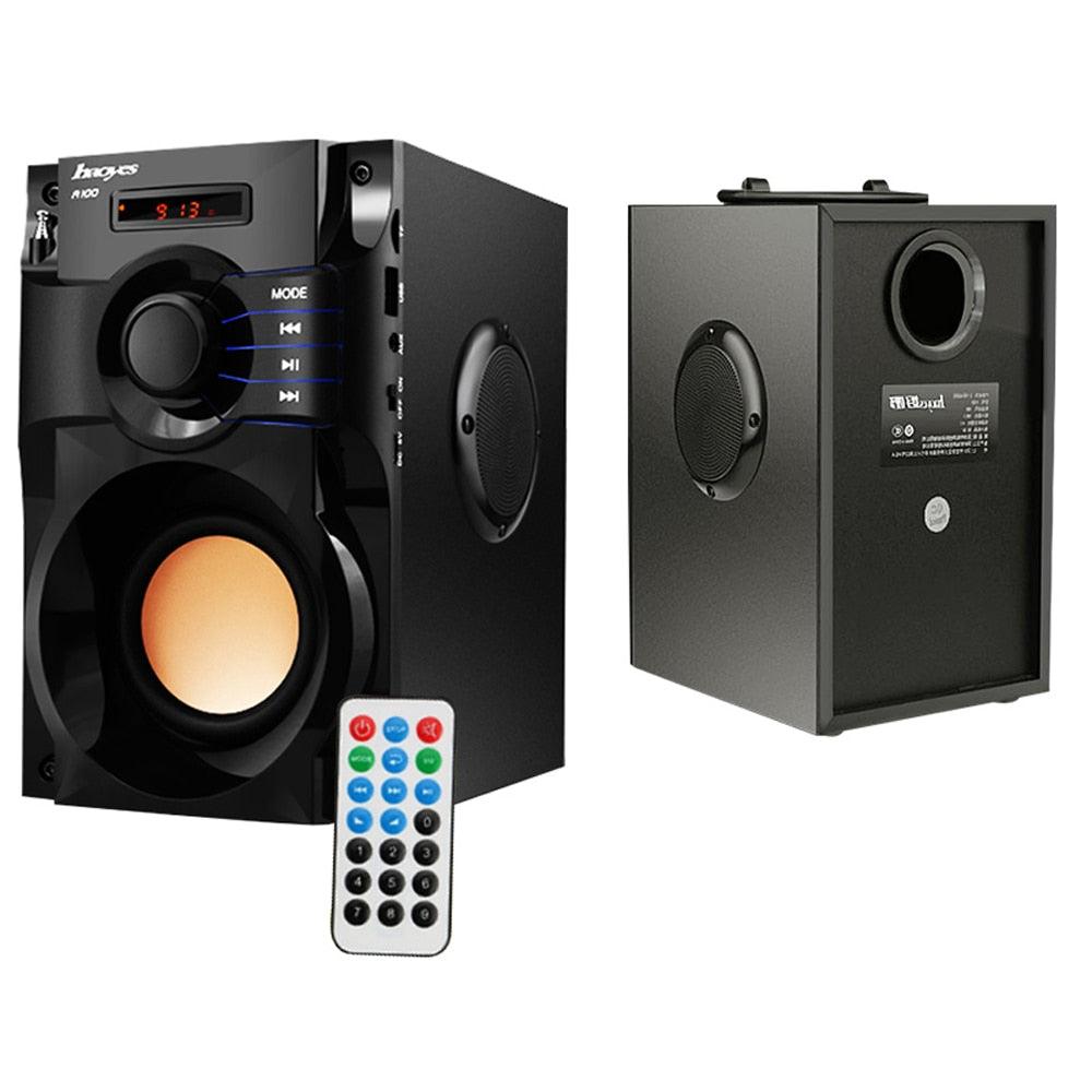 Column Bluetooth Music Subwoofer -Wireless Speakers - Support FM Radio TF AUX USB (HA5)(HA)(F57)