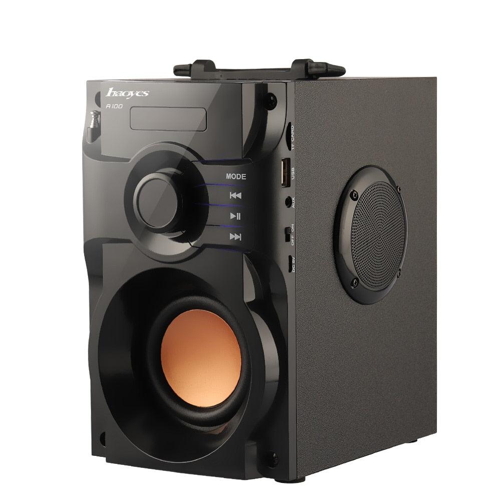 Column Bluetooth Music Subwoofer -Wireless Speakers - Support FM Radio TF AUX USB (HA5)(HA)(F57)