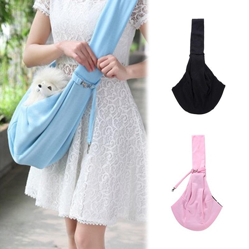 Comfort Pet Dog Carrier Bag - Outdoor Travel Single Shoulder Bags - Breathable Sling Handbag Pouch For Small Cat Dogs (2U75)