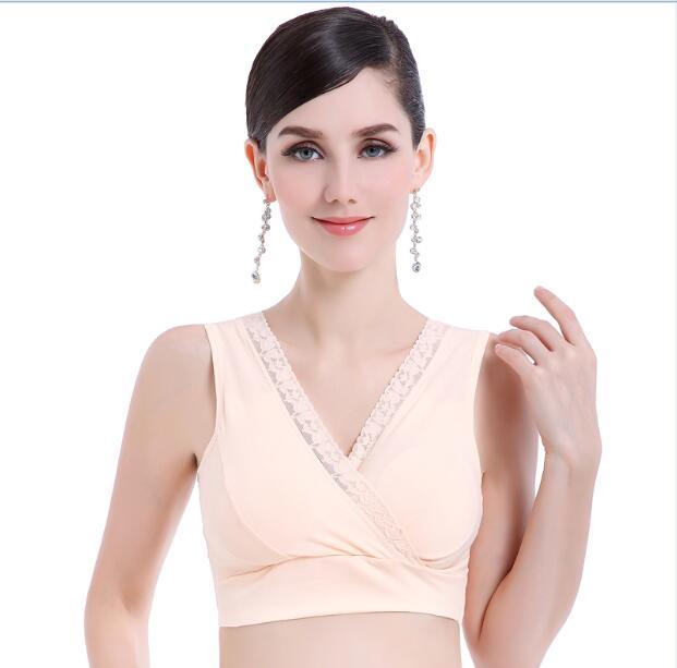 Comfortable Women Feeding - Pregnant Maternity Bra - Wire Free Stretchy Soft Nursing Bralettes (D6)(6Z2)